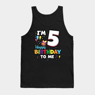 Five 5Yr 5Th Hap 5 Tank Top